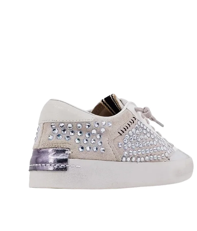 Ruby Light Grey Stud Sneakers