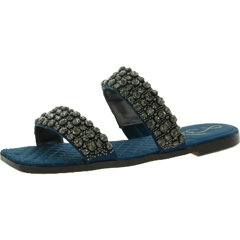 Sam Edelman Womens Ezel Embellished Slide Sandals