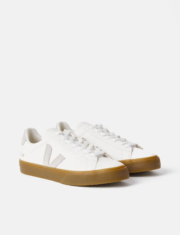 Veja Campo Trainers (Chromefree Leather) - Extra White/Natural/Natural