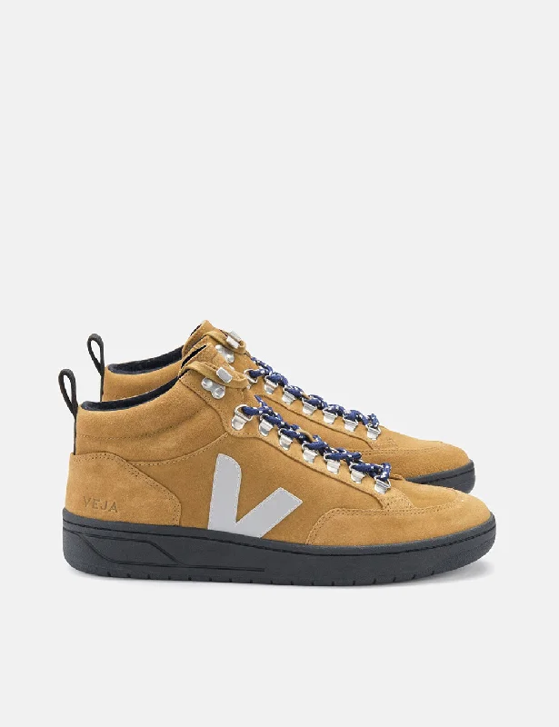 Veja Roraima Suede Trainers - Tent/Grey/Black Sole