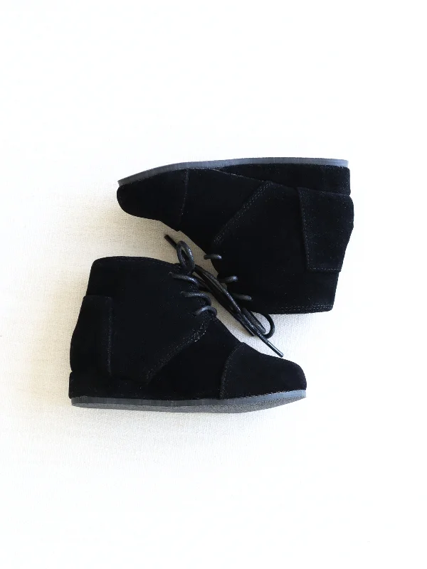 Wedge Boots - Black