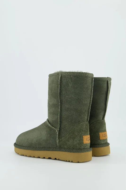 Women's UGG Green Forest Night Classic Short II Boot