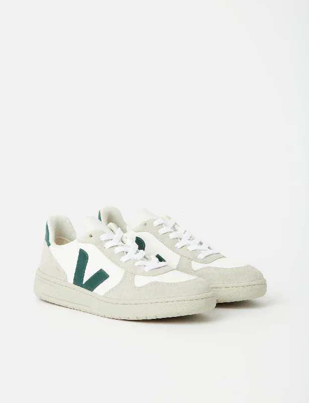 Women's Veja V-10 B-Mesh Trainers - White/Brittany