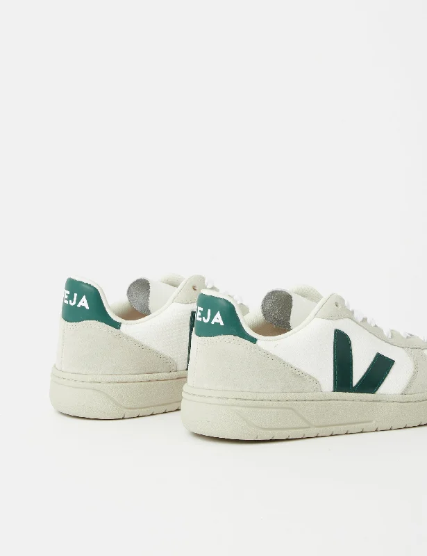 Women's Veja V-10 B-Mesh Trainers - White/Brittany