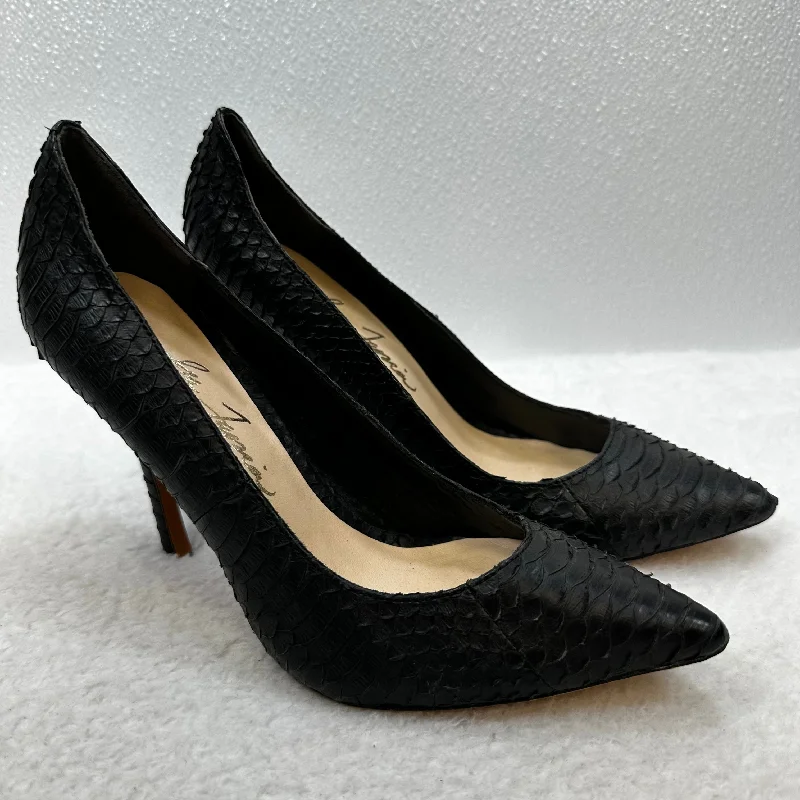 Black Shoes Heels Stiletto Clothes Mentor, Size 7