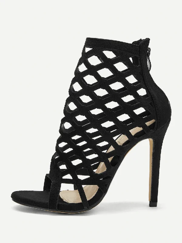 Cut-Out Stiletto Heels