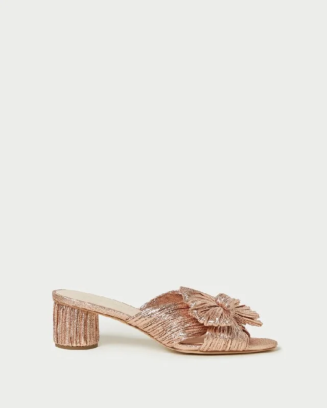 Loeffler Randall Emilia Pleated Knot Mule