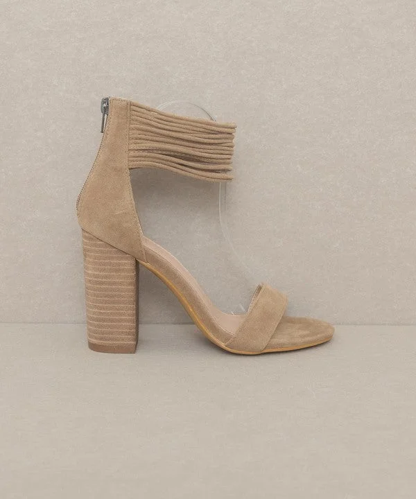 Oasis Society Blake | Strappy Ankle Wrapped Heel