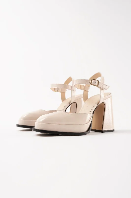 Malasana Leather Platform Pumps